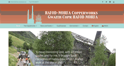 Desktop Screenshot of hafodmorfacopperworks.com