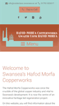 Mobile Screenshot of hafodmorfacopperworks.com