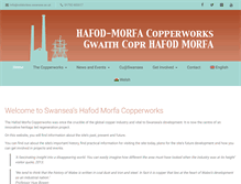 Tablet Screenshot of hafodmorfacopperworks.com